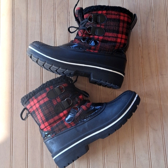 Ozark Trail Sintetico Thinsulate Buffalo Print Winter Insulated Rubber Snow Boot - Picture 6 of 10